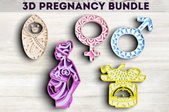 Embarazo Multicapas Creativo Digital